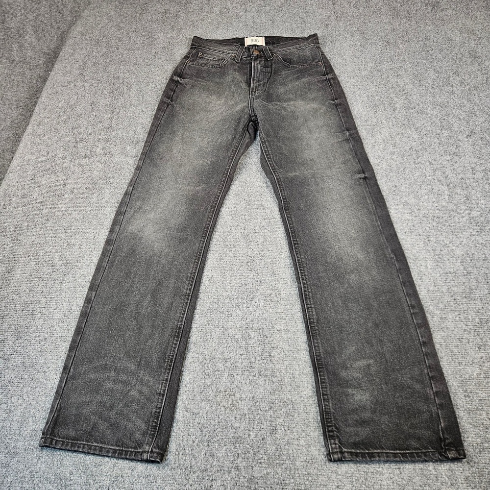 BDG Cowboy Jean Washed Black High Rise Straight Leg Denim Pants Size 25